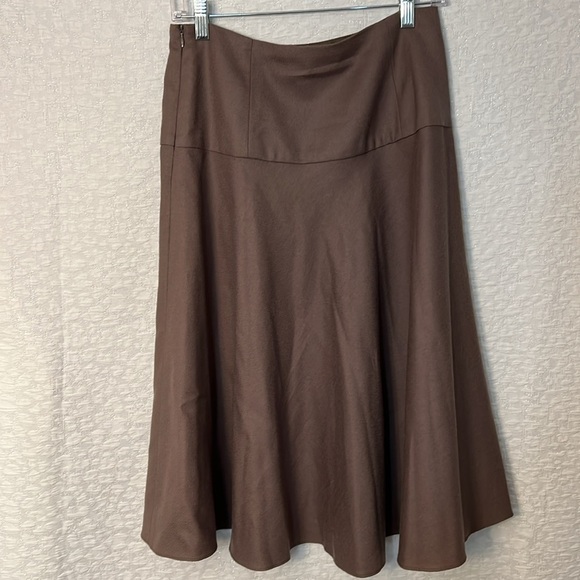 LOEFFLER RANDALL WOOL MIDI SKIRT 6 - Picture 5 of 11